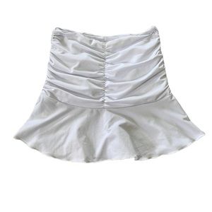Princess Polly white mini skirt